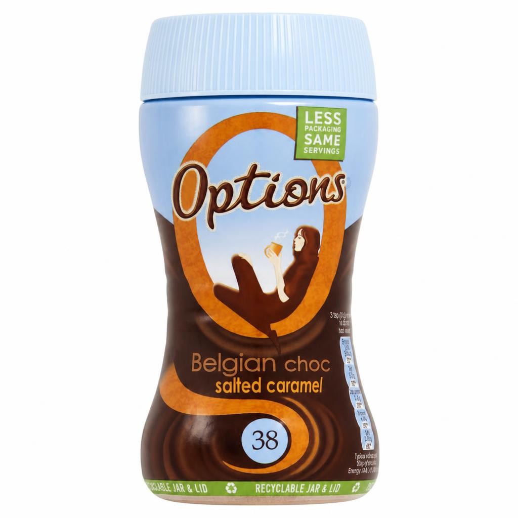 Options Hot Chocolate Salted Caramel 220G