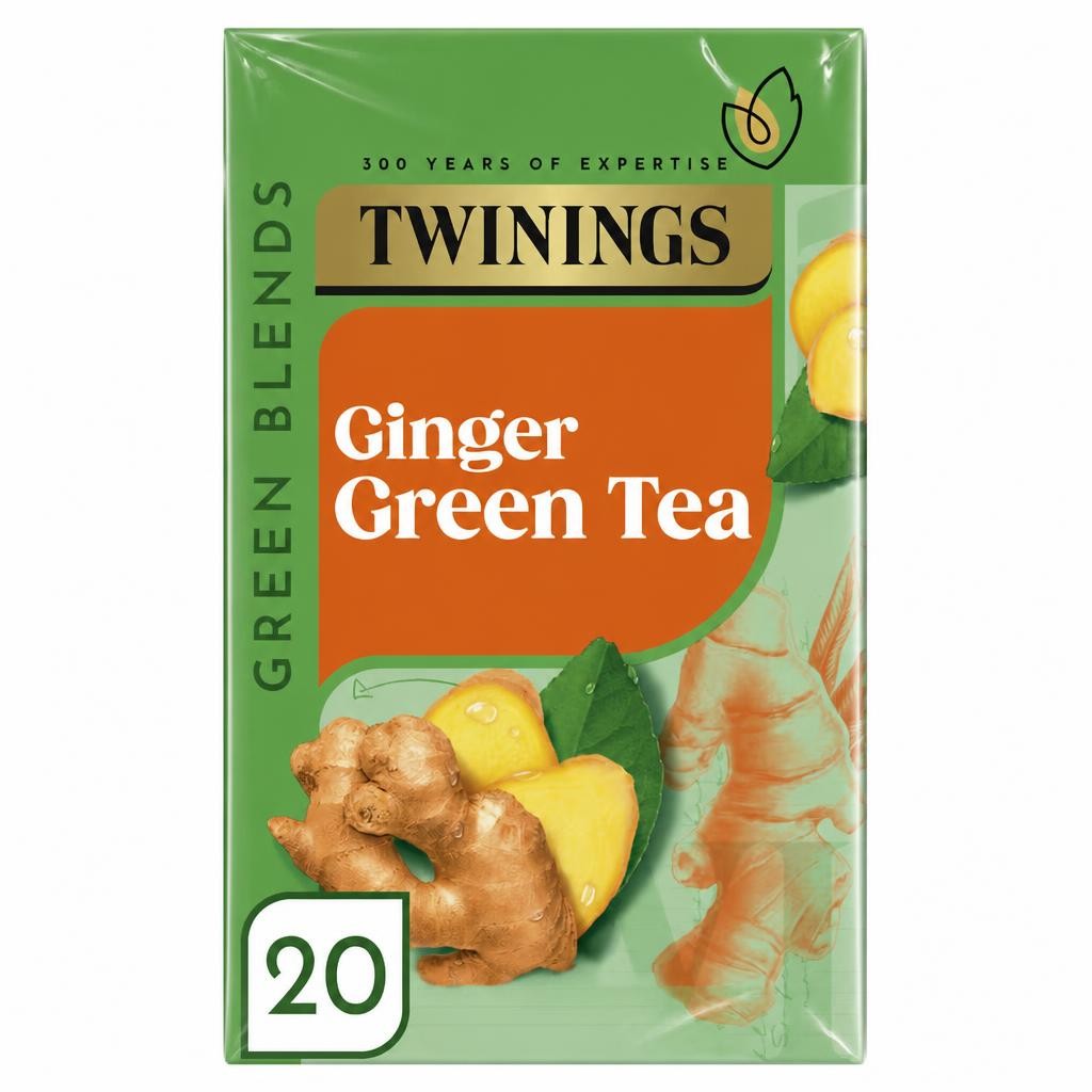 Twinings Ginger Green Tea 20 Pack 40g