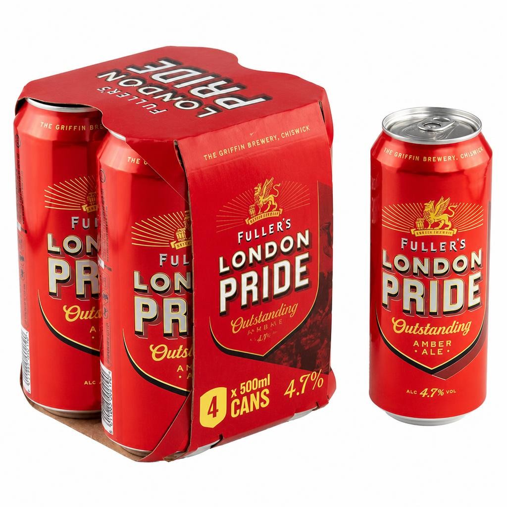 Fuller's London Pride Amber Ale Cans 4x500ml