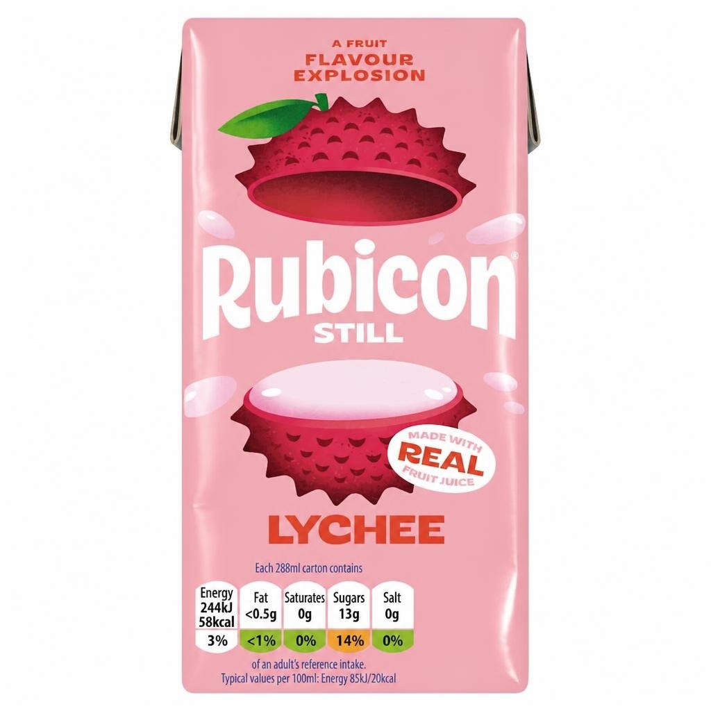 Rubicon Still Lychee Juice Drink 288Ml Carton
