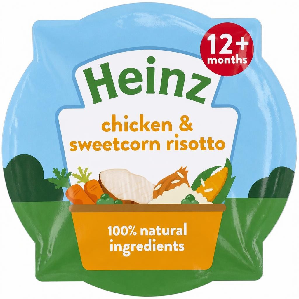 Heinz Chicken & Sweetcorn Risotto Baby Food Tray 200g