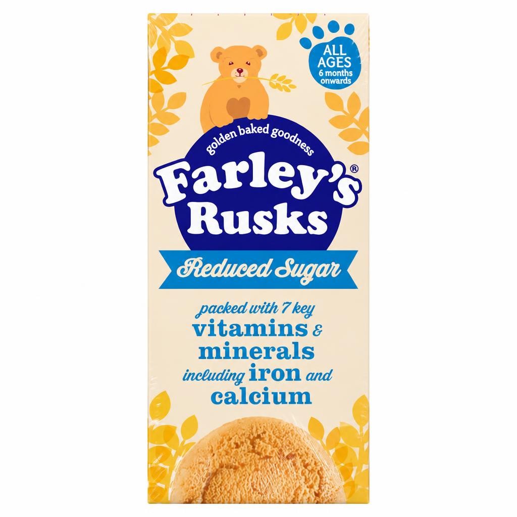 Farley's Reduced Sugar Rusks Baby Food Snack 150g