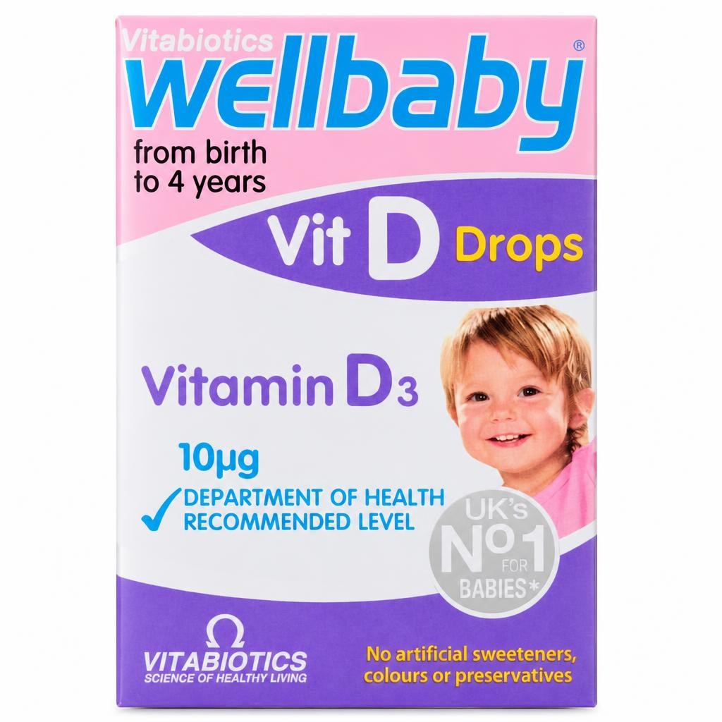 Vitabiotics Wellbaby Vitamin D Drops 30ml