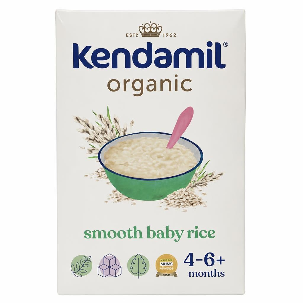 Kendamil Organic Smooth Baby Rice 4-6 Months 120G