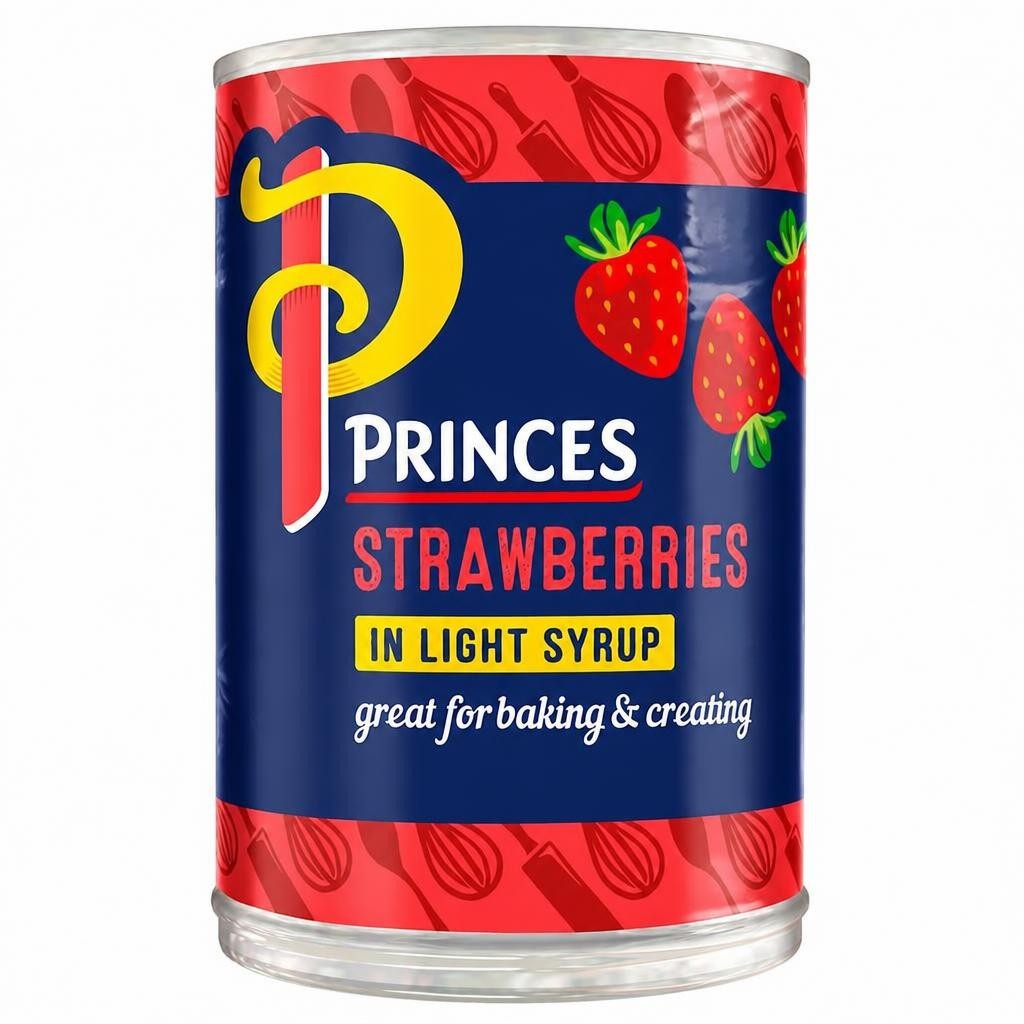 Princes Strawberries In Light Syrup 410G