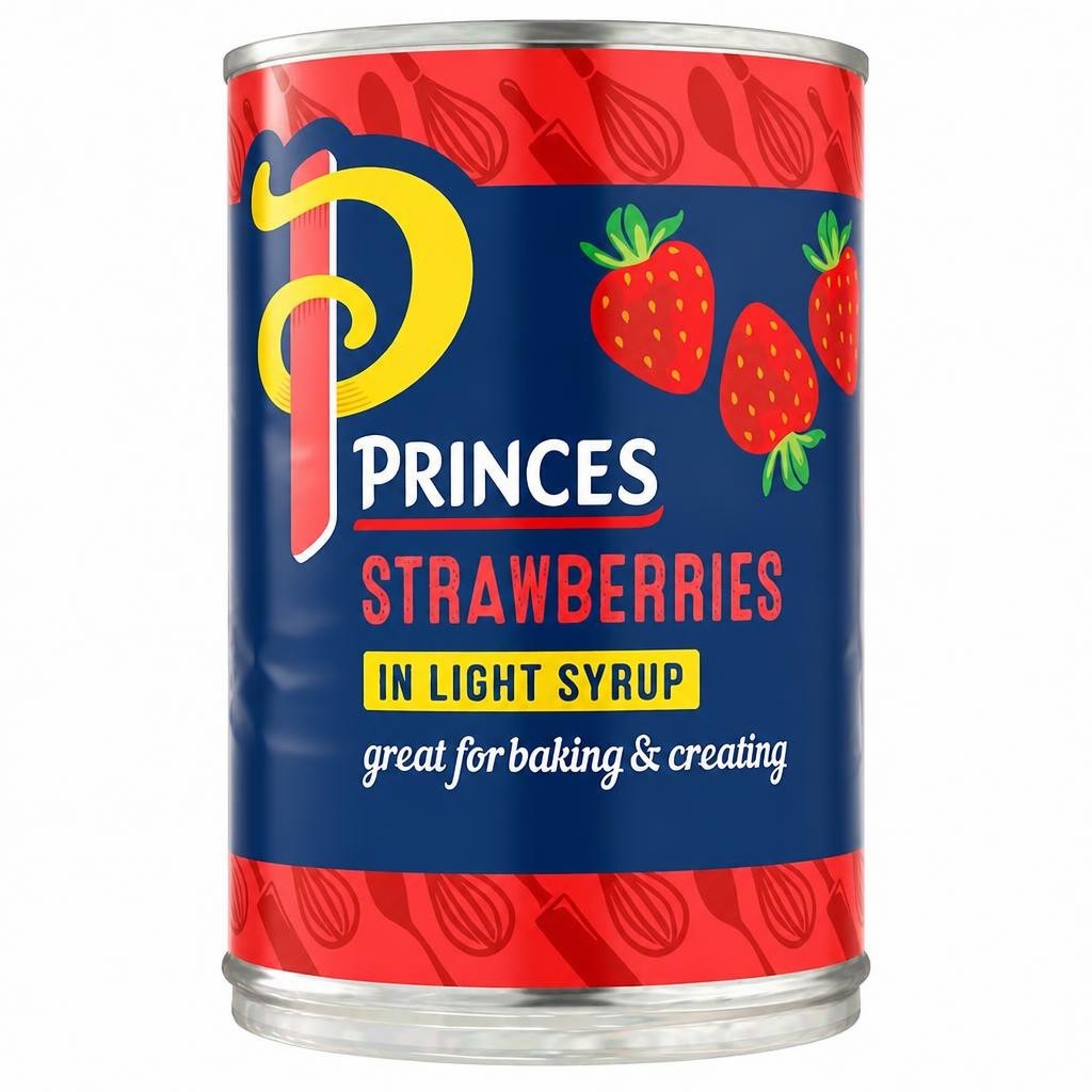 Princes Strawberries In Light Syrup 410G