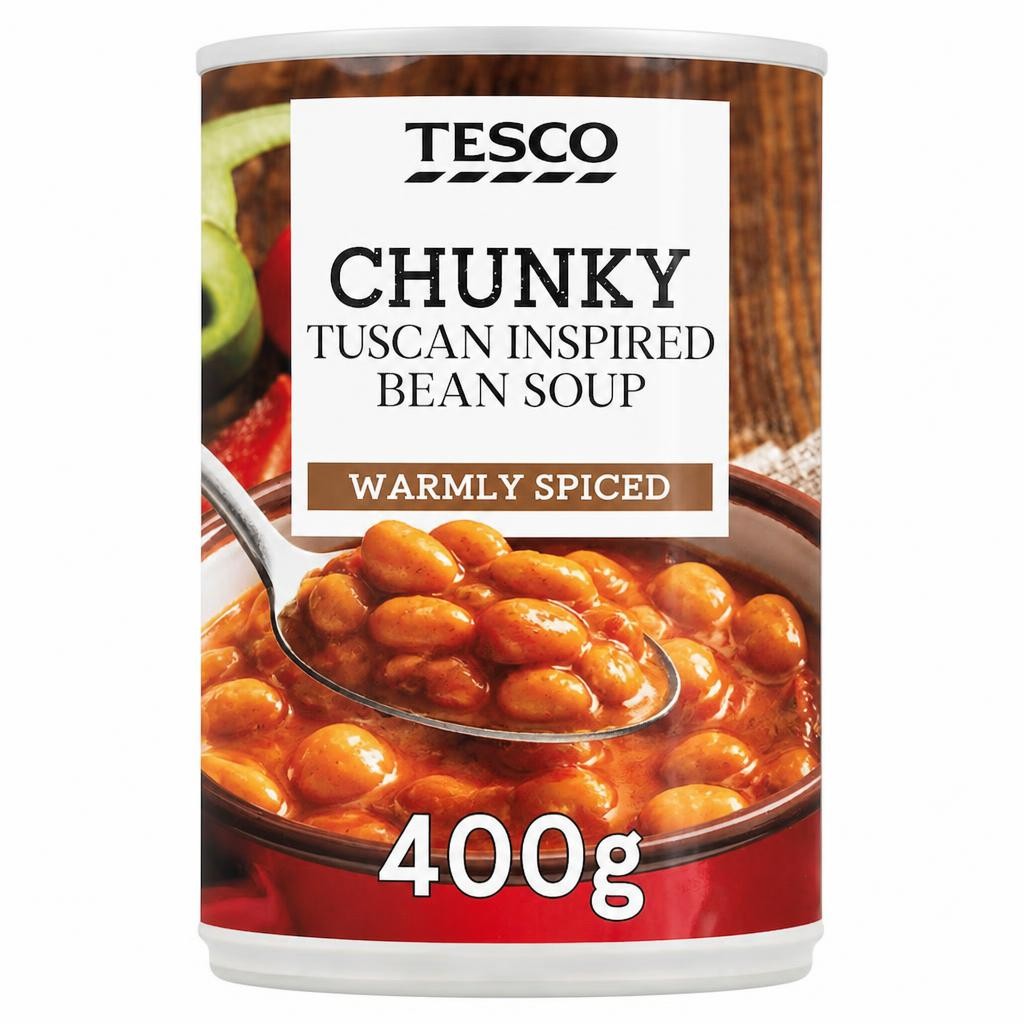 Tesco Tuscan Inspired Bean Soup 400G