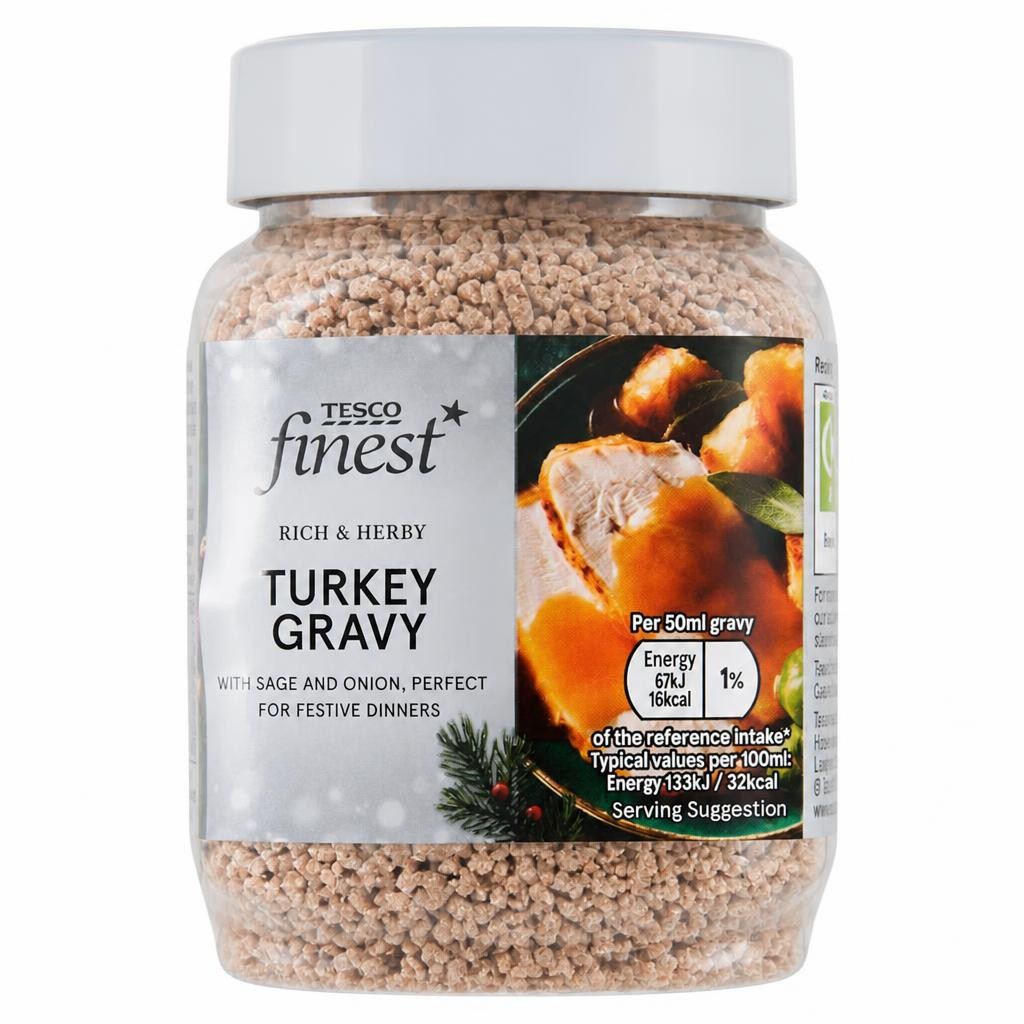 Tesco Finest Turkey Gravy Granules With Sage & Onion 200G
