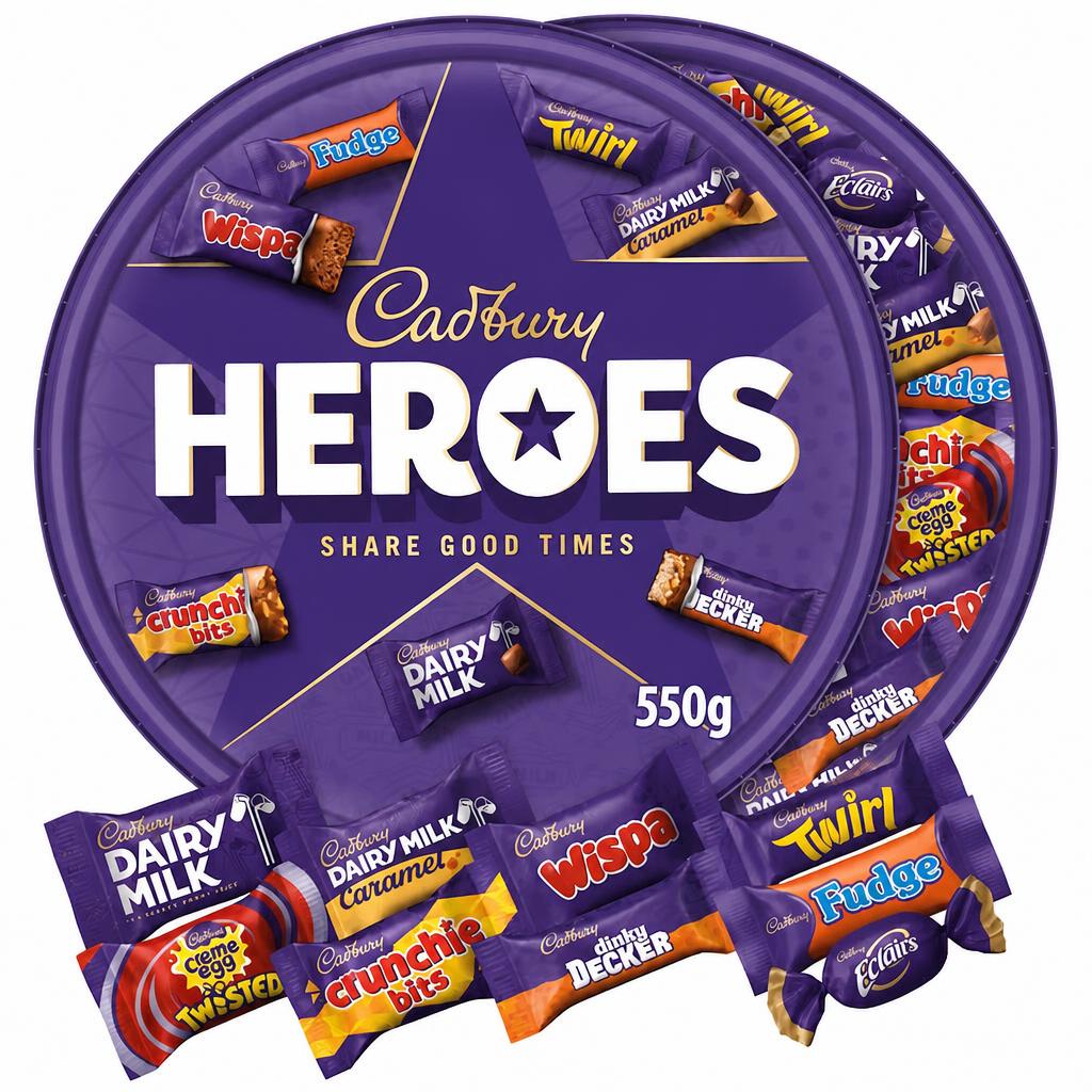 Cadbury Heroes Chocolate Tub 550g