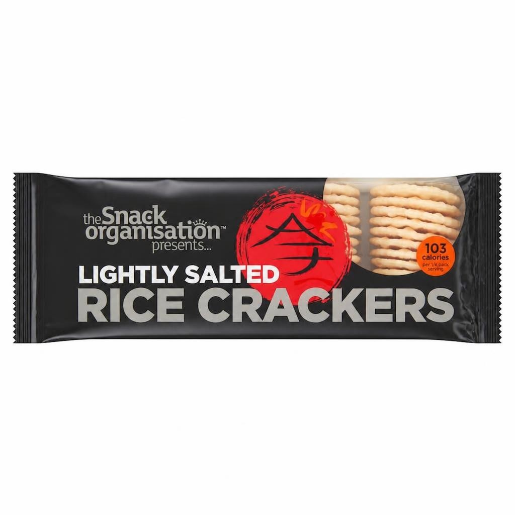 Snack Organisation Crackers Lightly Salted 100G
