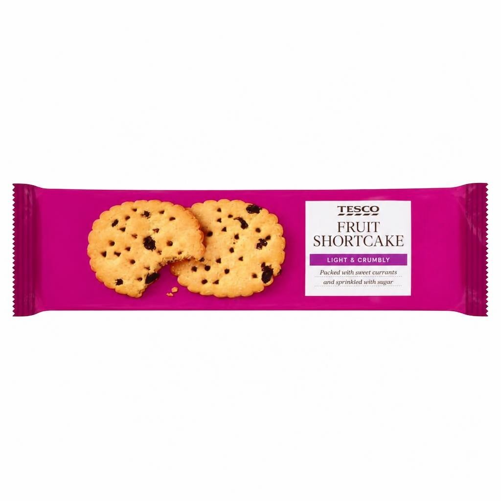 Tesco Fruit Shortcake Biscuits 200G