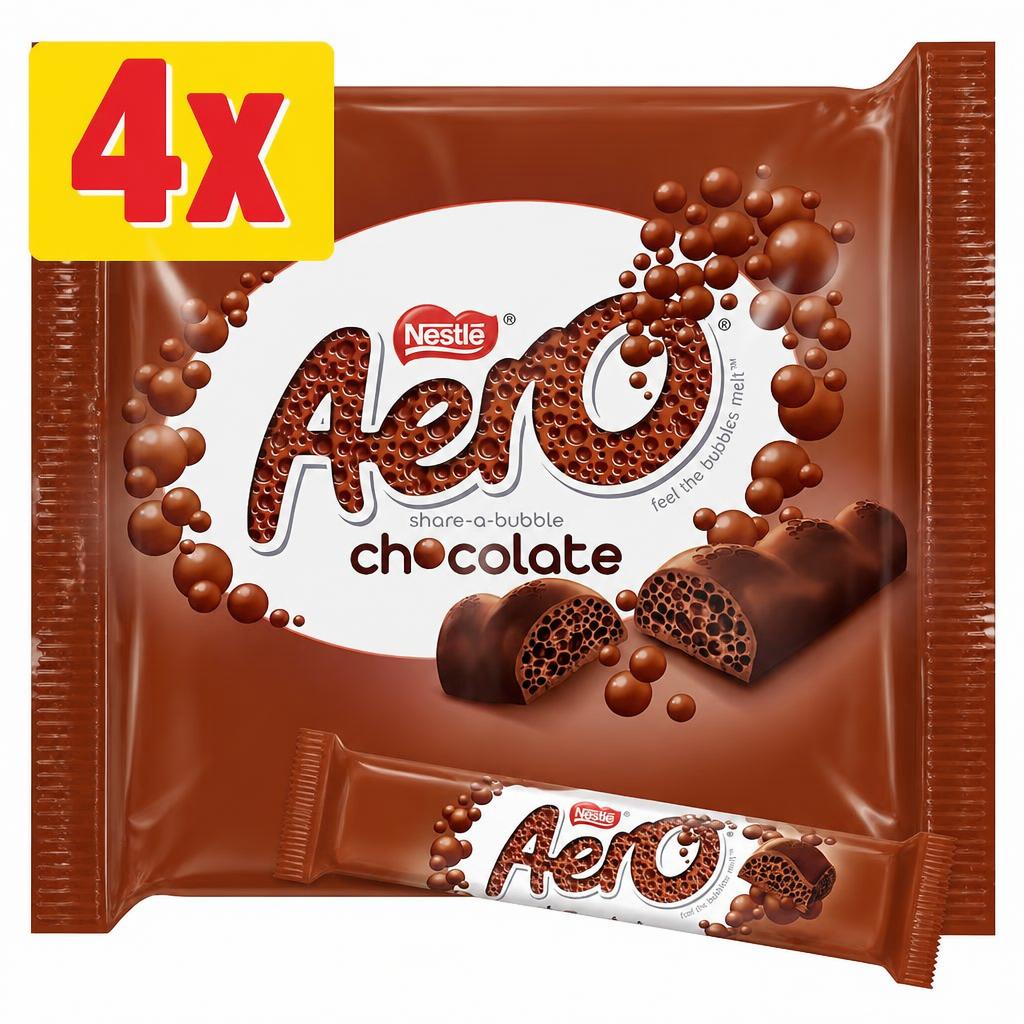 Aero Bubbly Milk Chocolate Bar Multipack 27g 4 Pack