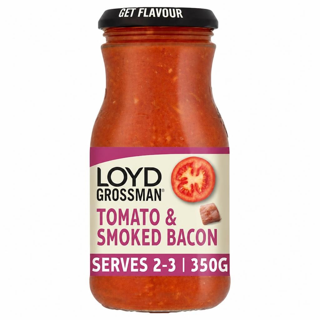 Loyd Grossman Smoky Bacon Tomato Pasta Sauce 350g