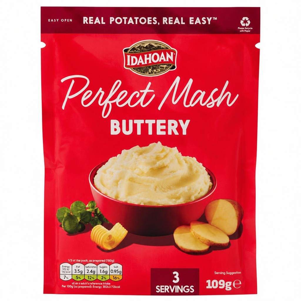 Idahoan Perfect Mash Buttery 109g