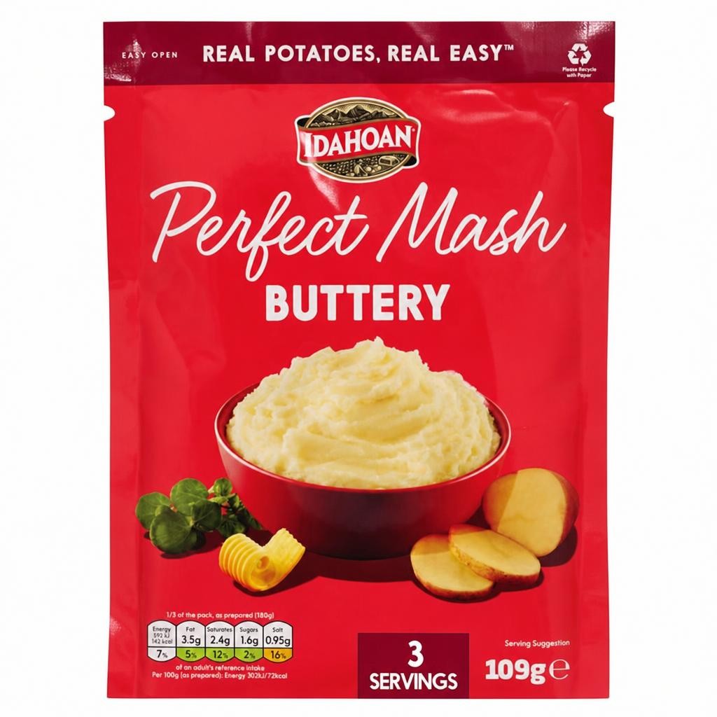 Idahoan Perfect Mash Buttery 109g