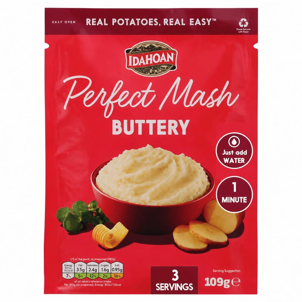 Idahoan Perfect Mash Buttery 109g