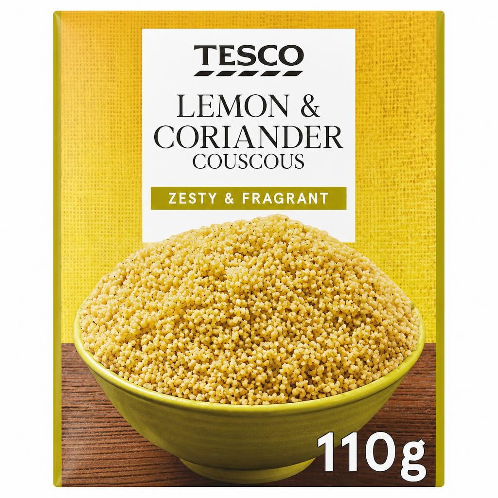 Tesco Lemon & Coriander Cous Cous 110G
