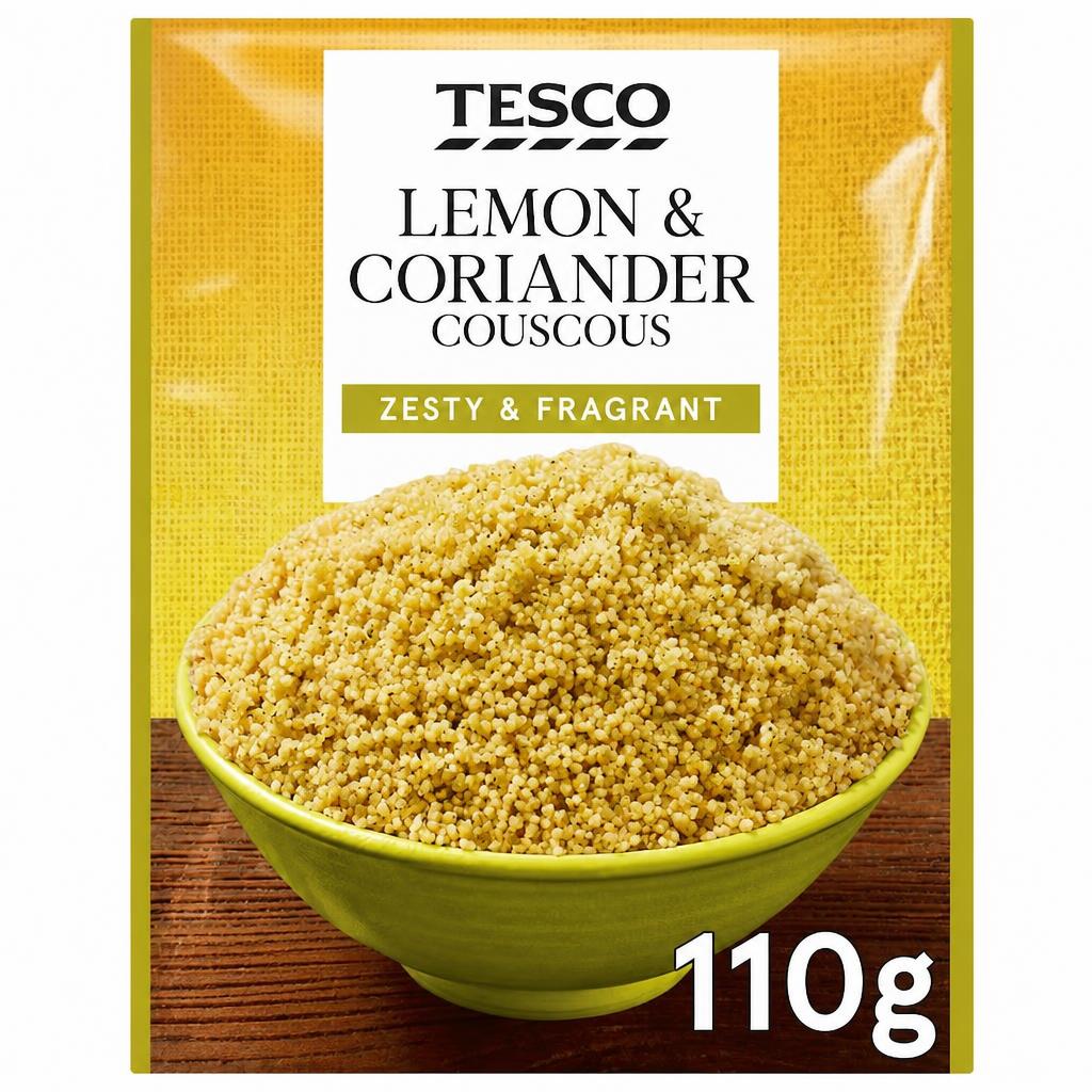 Tesco Lemon & Coriander Cous Cous 110G