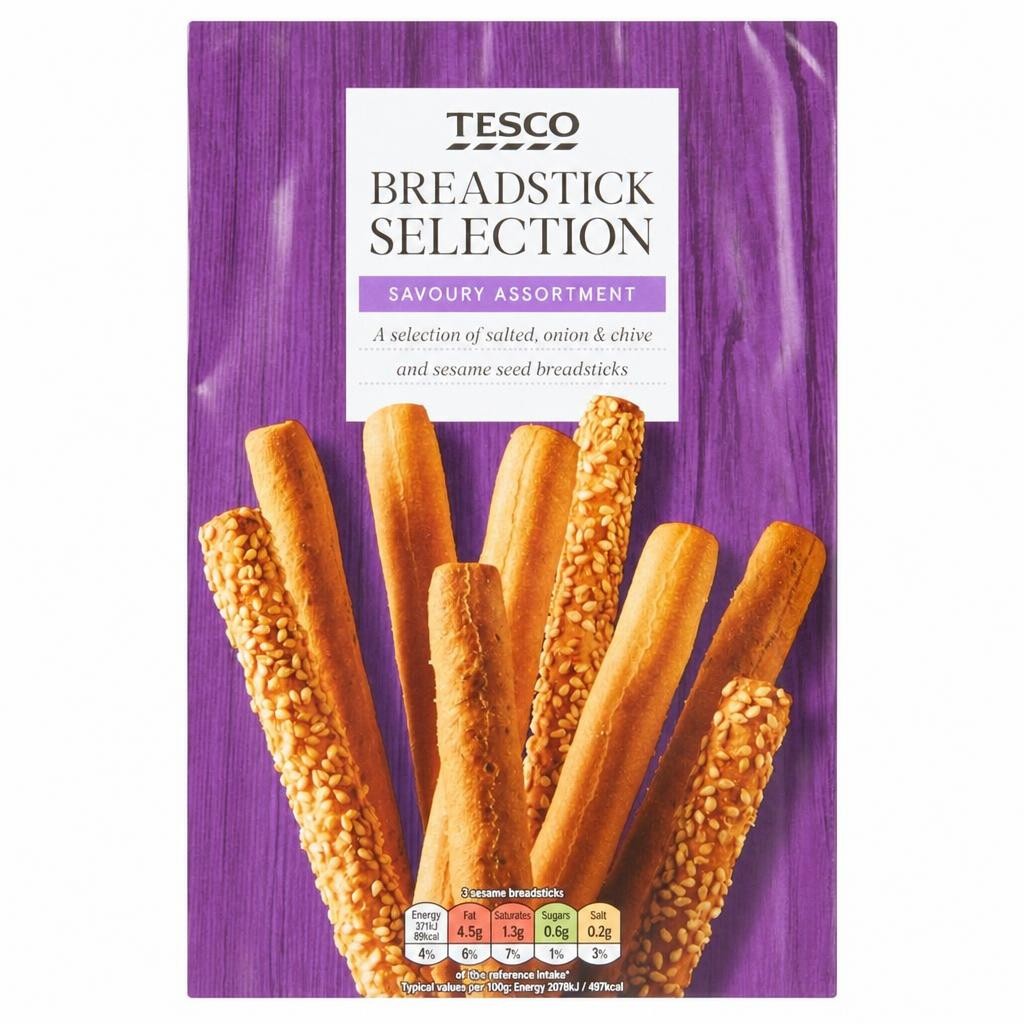 Tesco Breadstick Selection 120G