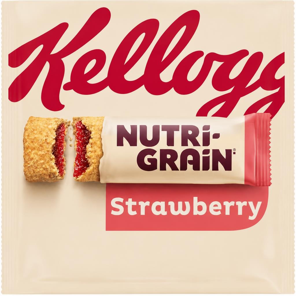 Kellogg's Nutri-Grain Strawberry Snack Bars 6x37g
