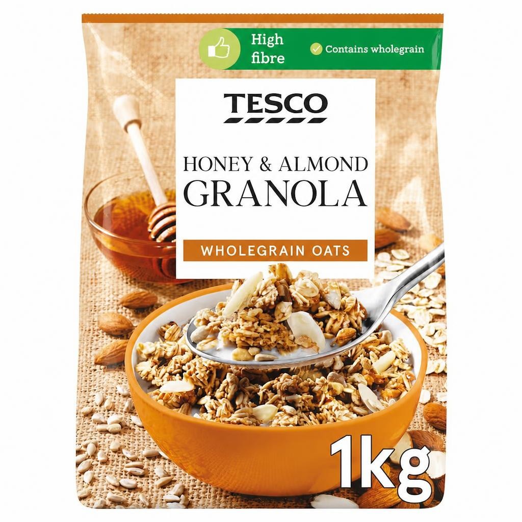 Tesco Honey & Almond Granola 1Kg