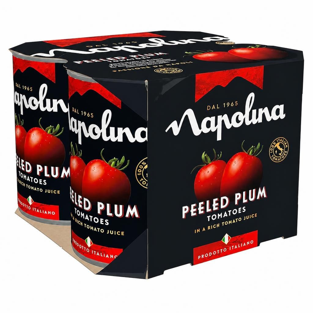Napolina Plum Tomatoes 4 X 400G