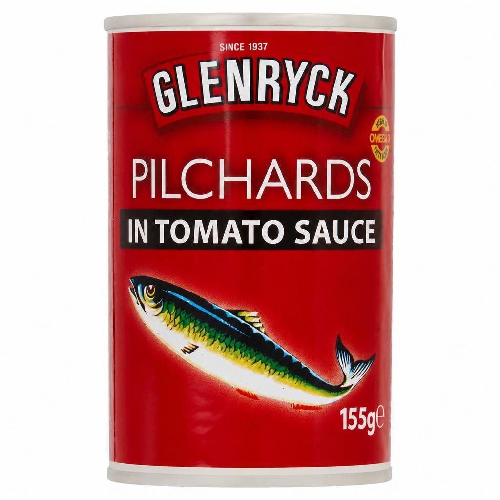 Glenryck Pilchards In Tomato Sauce 155G