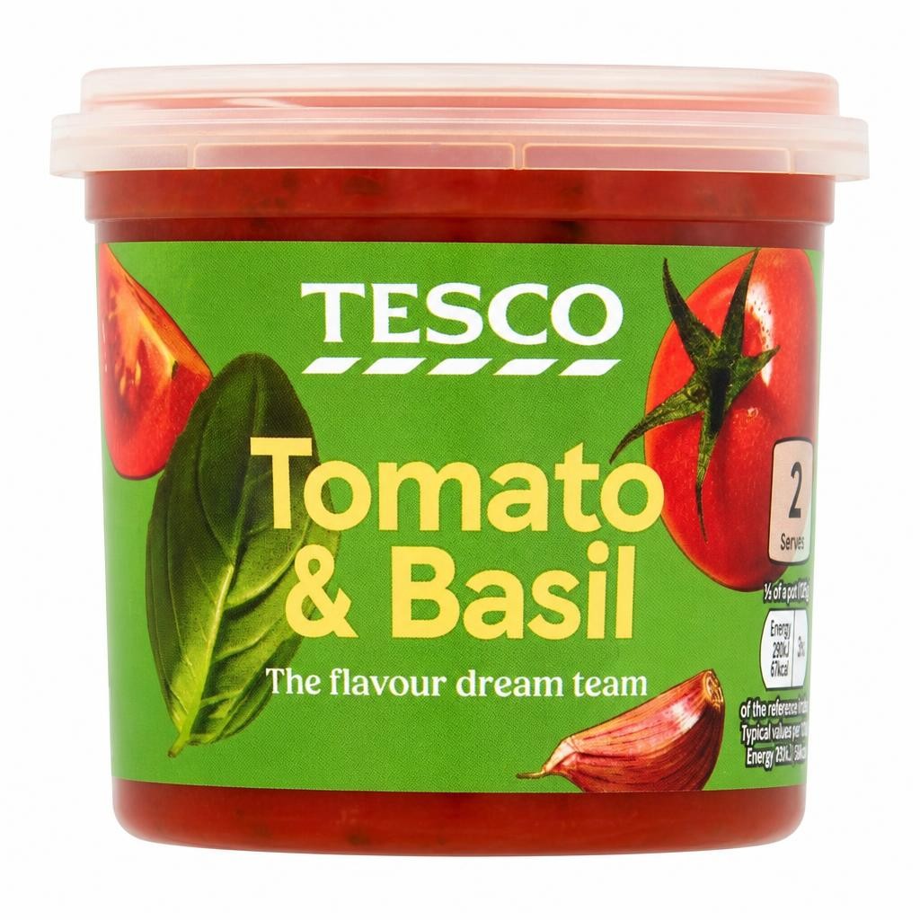 Tesco Tomato & Basil Sauce 350G