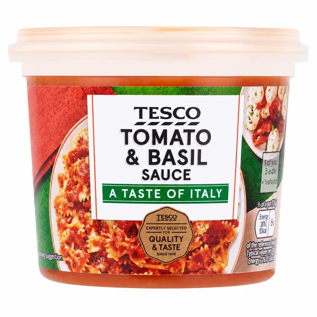 Tesco Tomato & Basil Sauce 350G