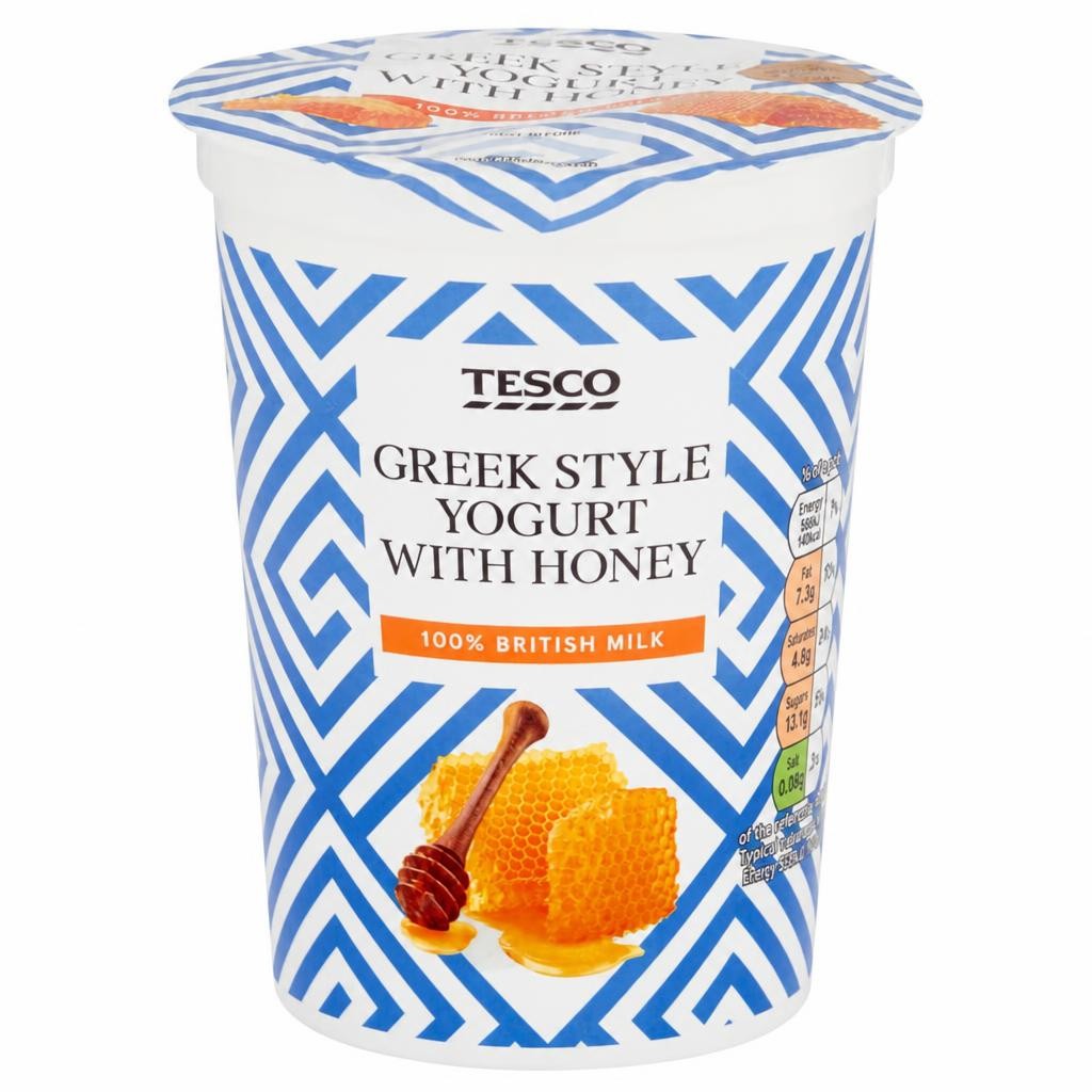 Tesco Greek Style Yogurt with Honey 450g