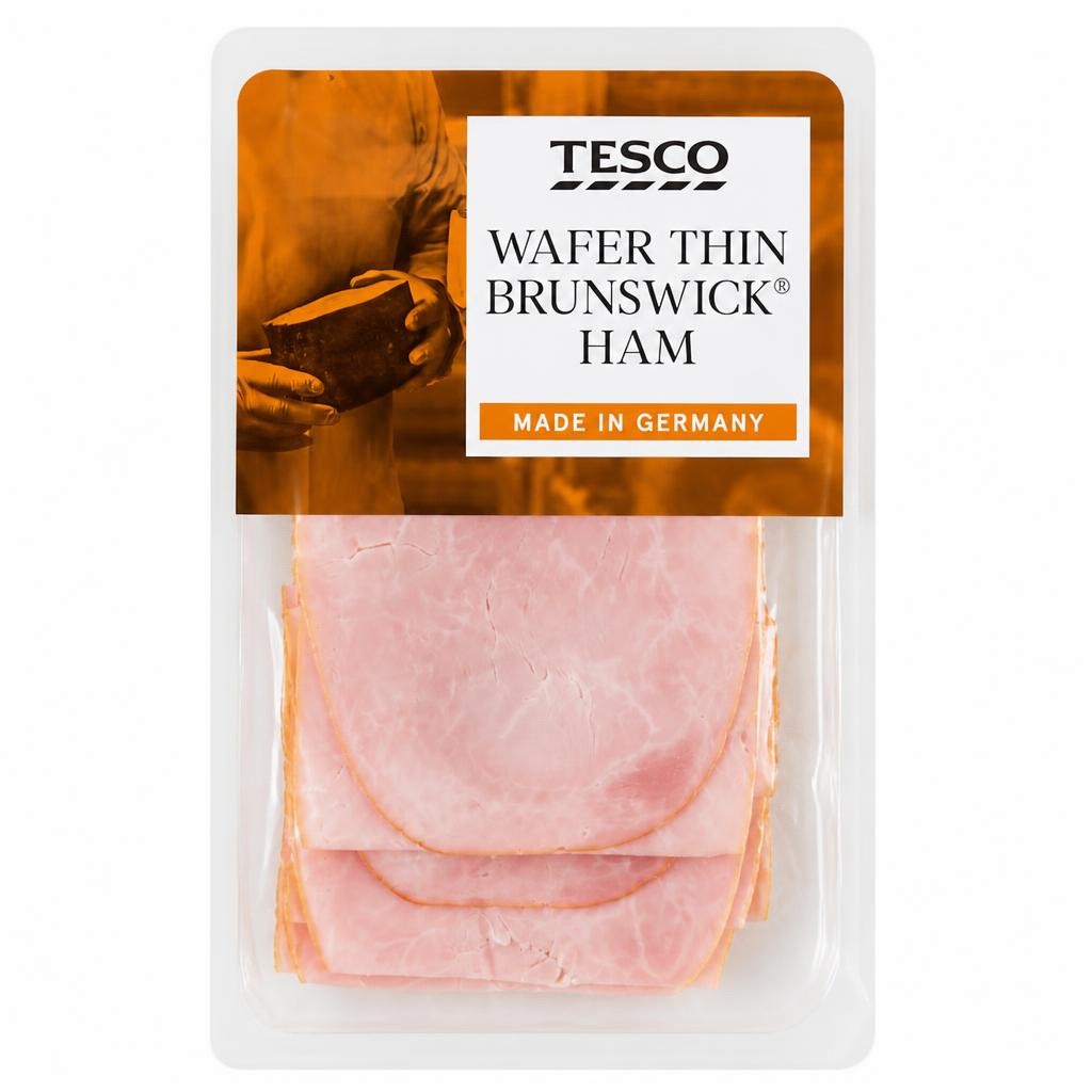 Tesco Wafer Thin Brunswick Ham 125G