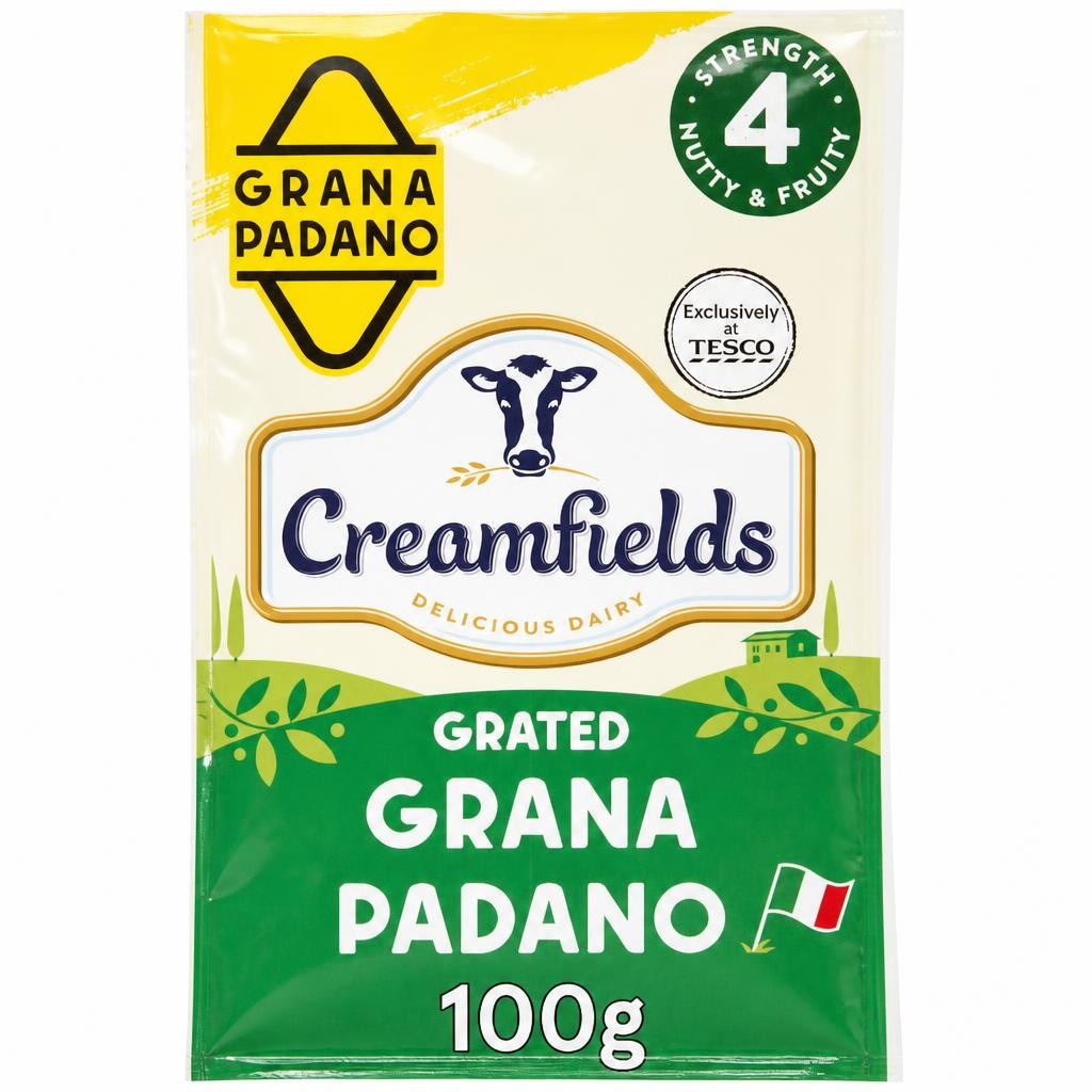 Creamfields Grated Grana Padano 100G