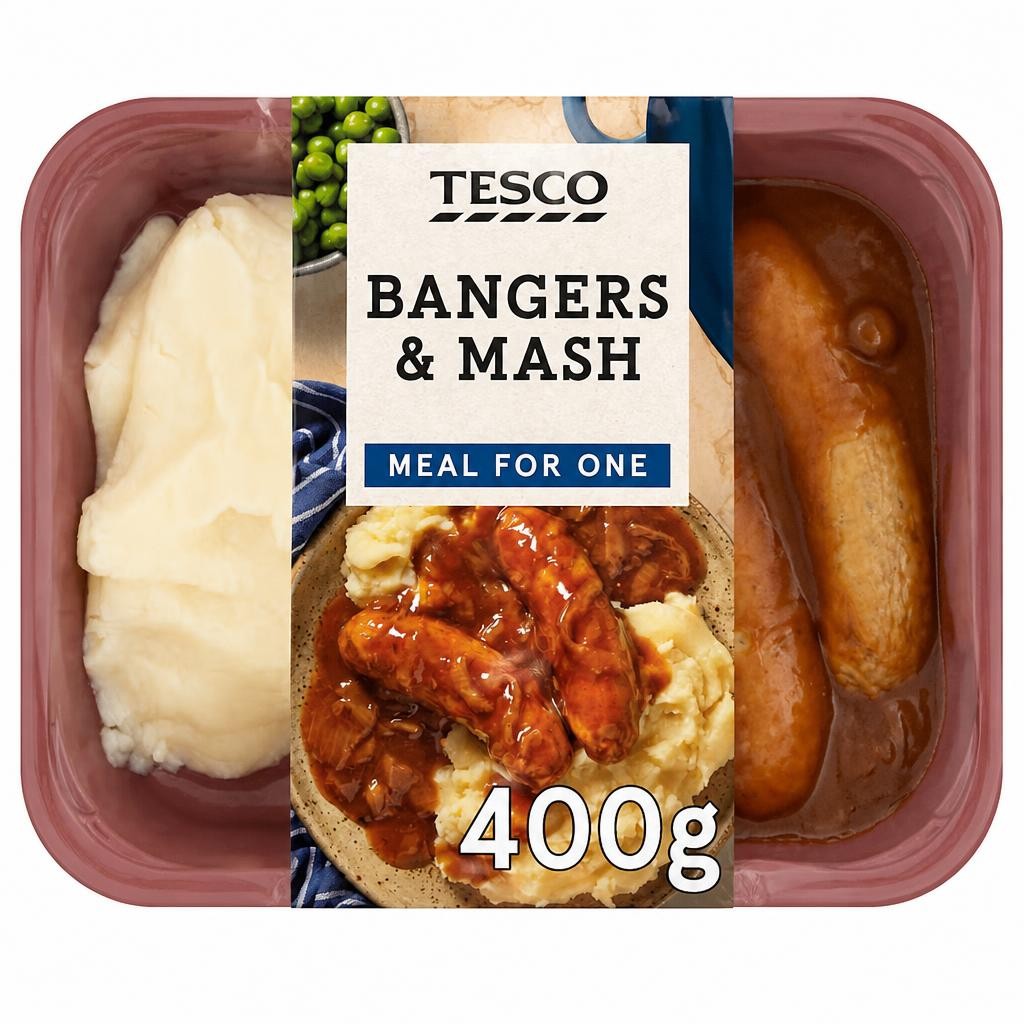 Tesco Bangers & Mash 400G