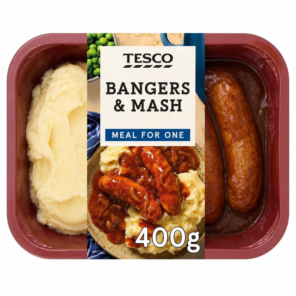 Tesco Bangers & Mash 400G