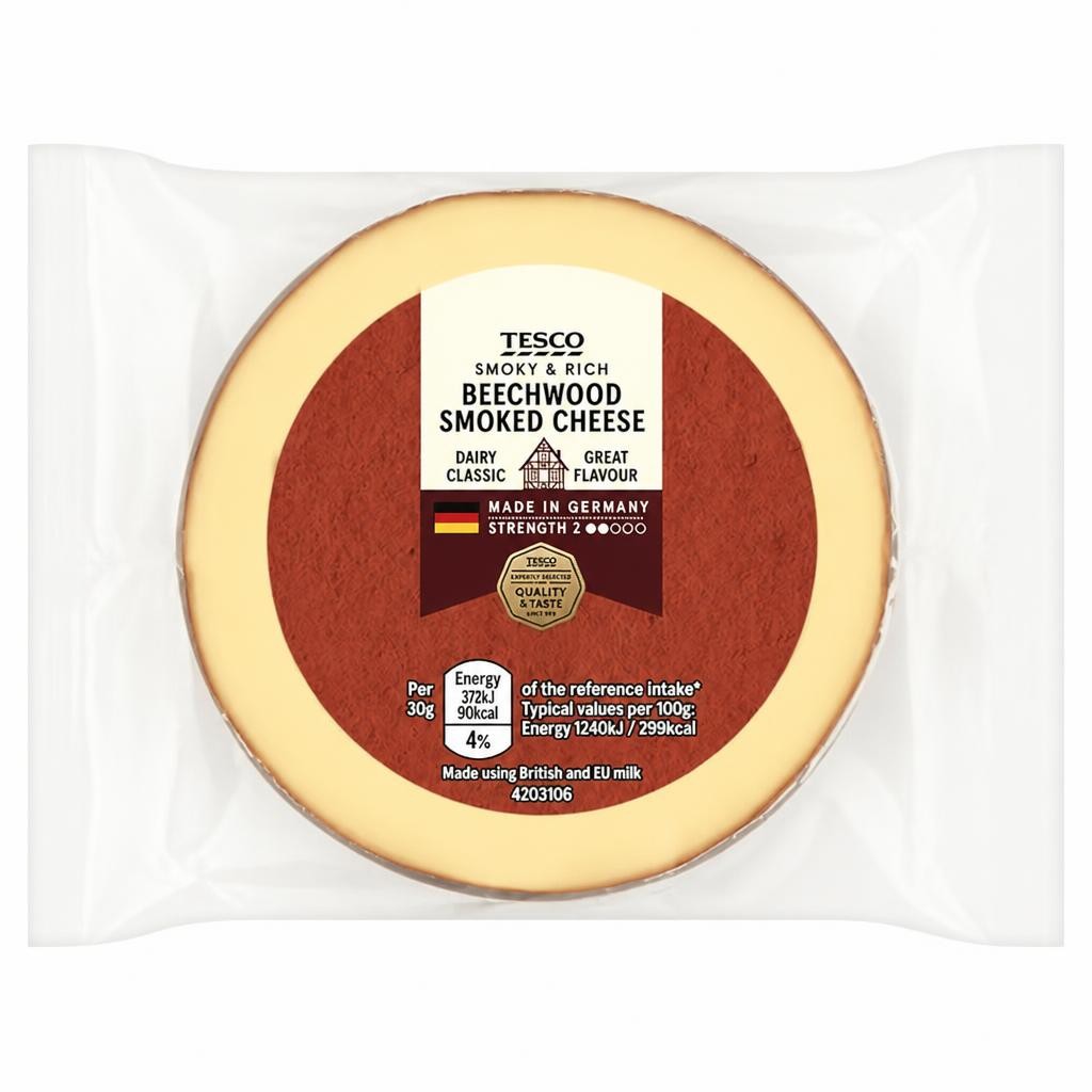 Tesco Smoked Beechwood Cheese 150G