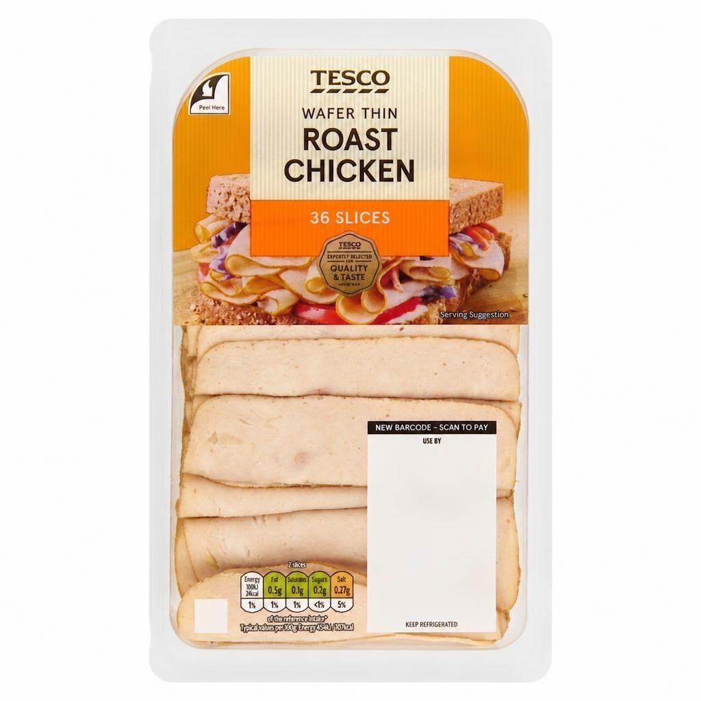 Tesco Wafer Thin Roast Chicken Slices 400g