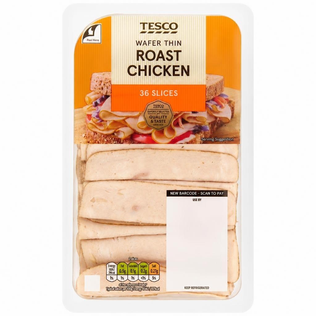 Tesco Wafer Thin Roast Chicken Slices 400g