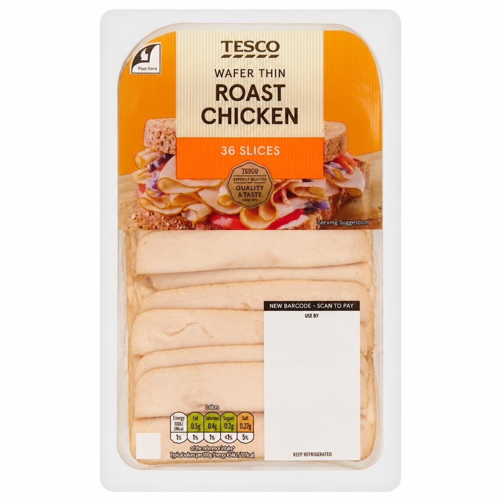 Tesco Wafer Thin Roast Chicken Slices 400g