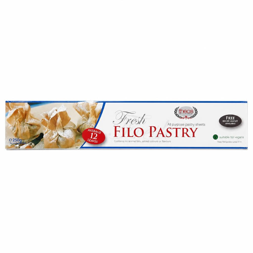 Theos Ready Rolled Filo Pastry 250 G
