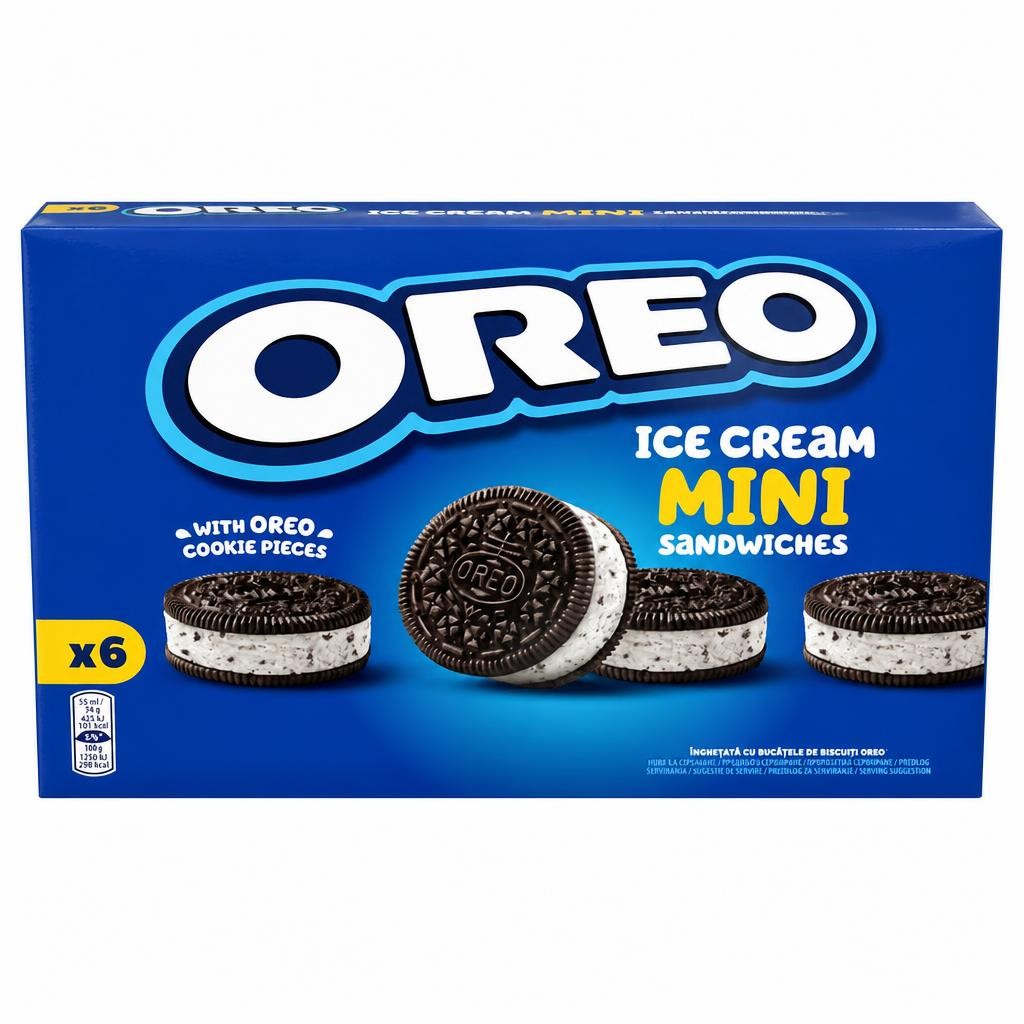 Oreo Ice Cream Mini Sandwiches 6x55ml