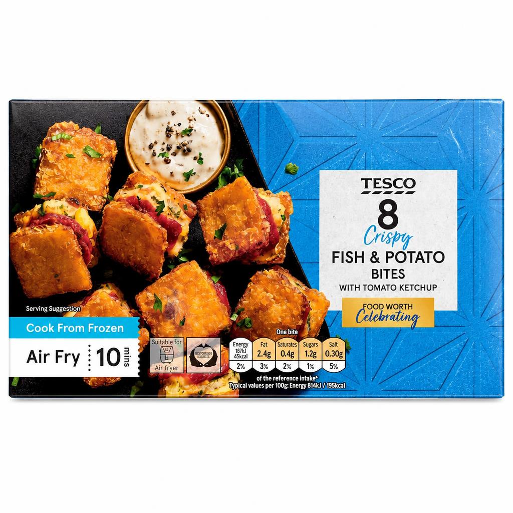 Tesco 8 Fisherman's Crisp Sandwiches 200g
