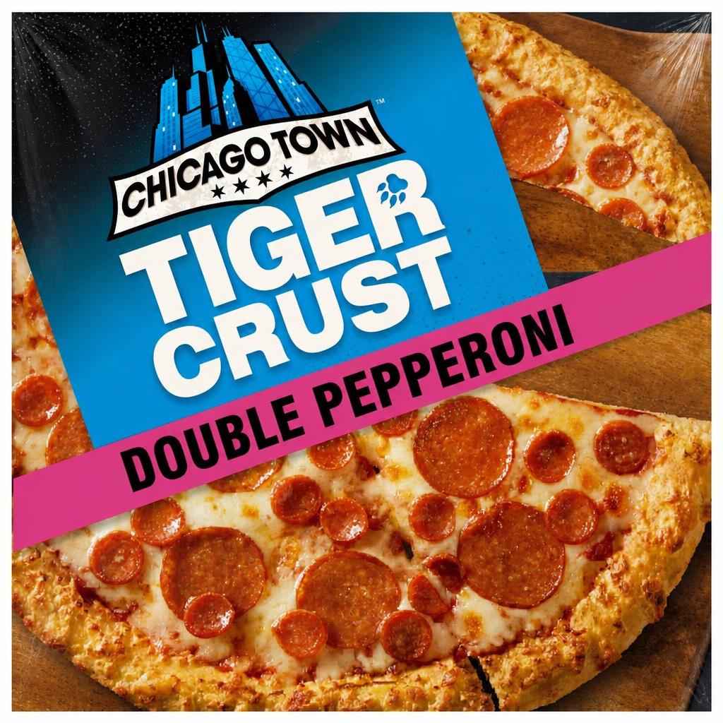 Chicago Town Tiger Crust Pizza - Double Pepperoni 320g