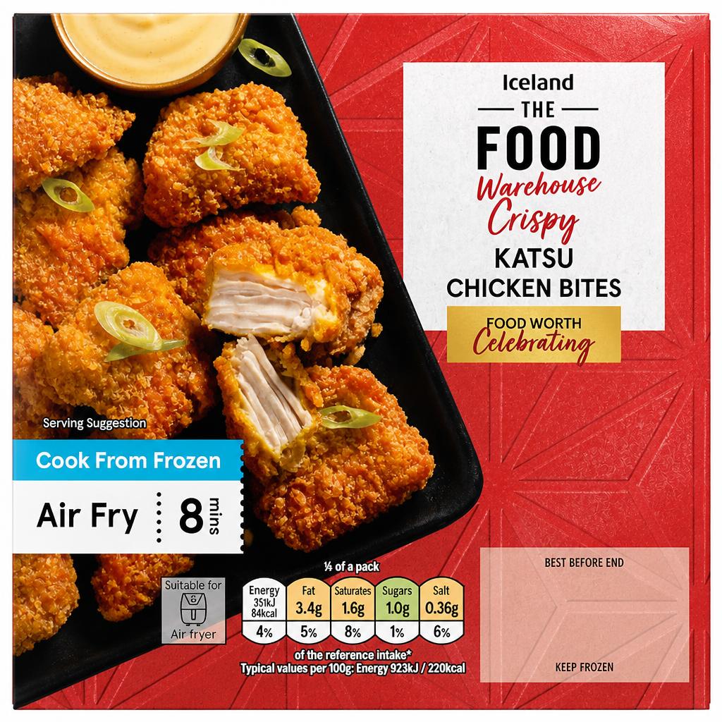 Tesco Katsu Chicken Bites 200g
