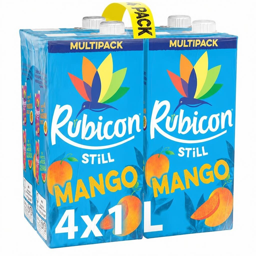 Rubicon Still Mango Juice Drink 4X1 Litre Carton