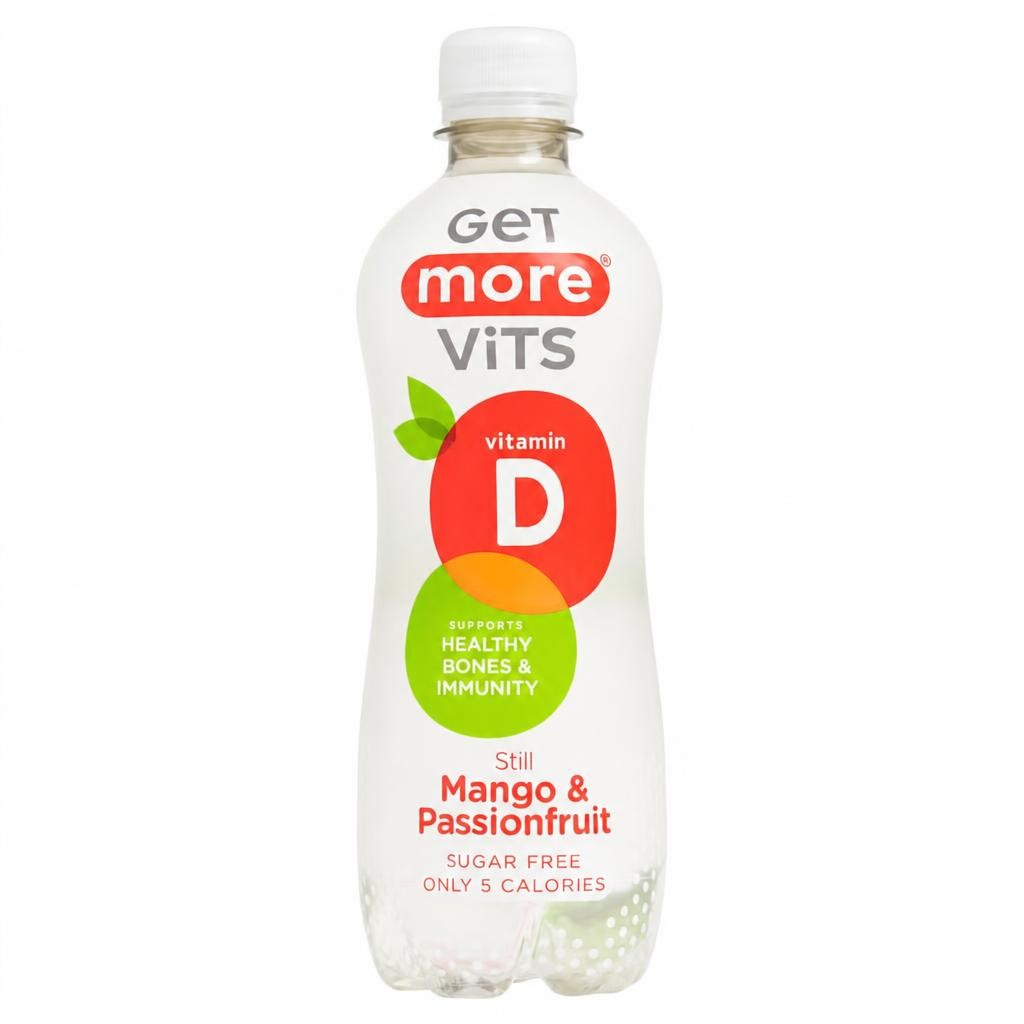 Get More Vitamin D Still Water Mango & Passionfruit Drink 500ml