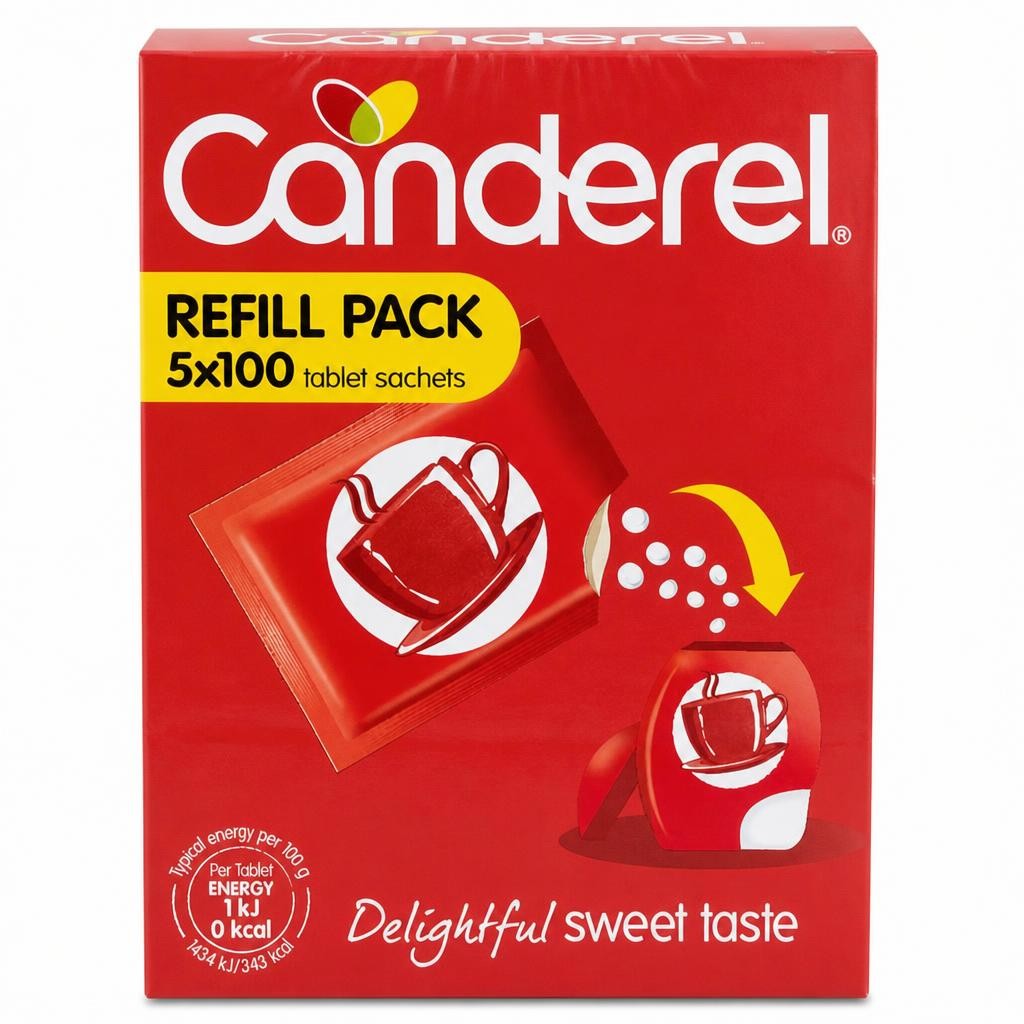 Canderel Refill Sachets 500Pk 42.5G