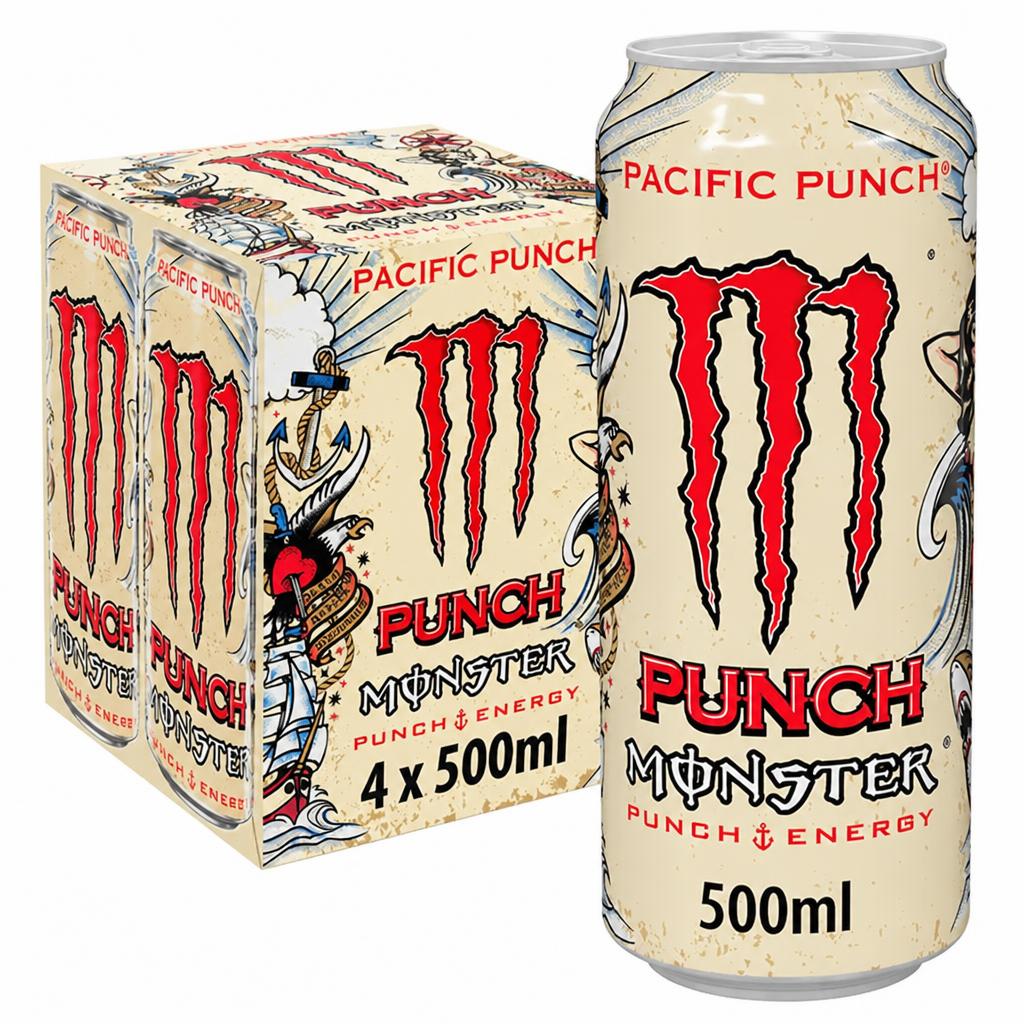 Monster Energy Drink Pacific Punch 4x500ml
