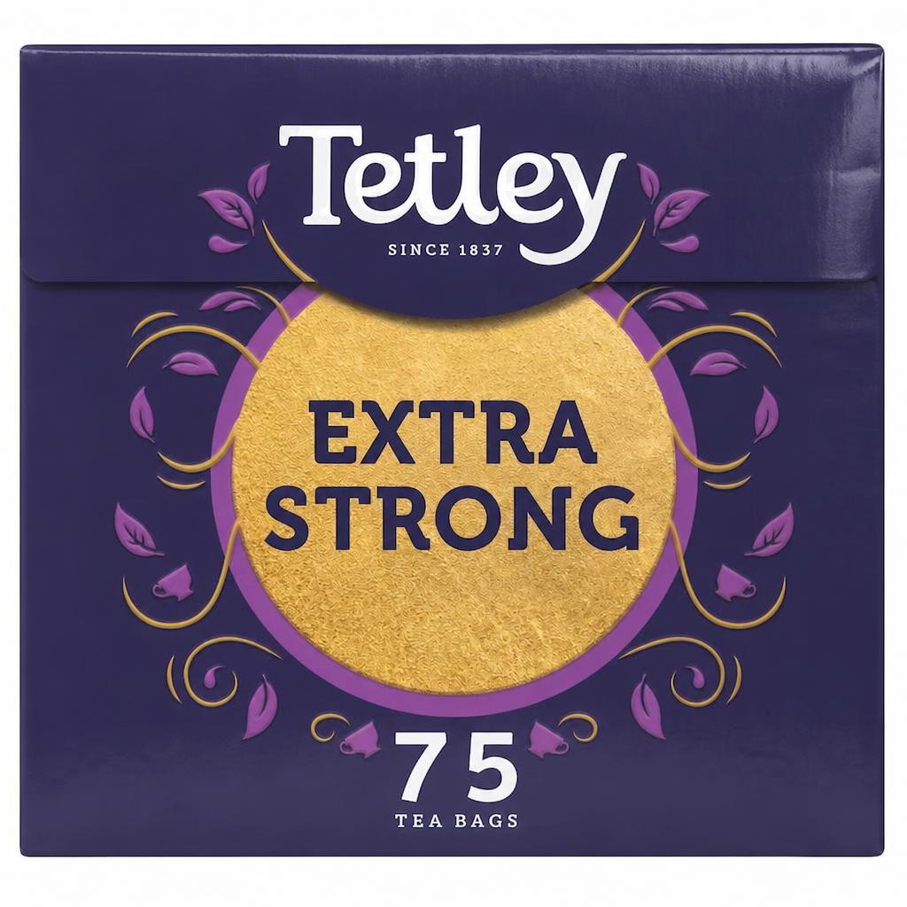Tetley Extra Strong 75 Teabags 237G