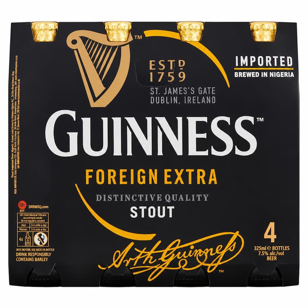 Guinness Foreign Extra Stout 4 x 325ml