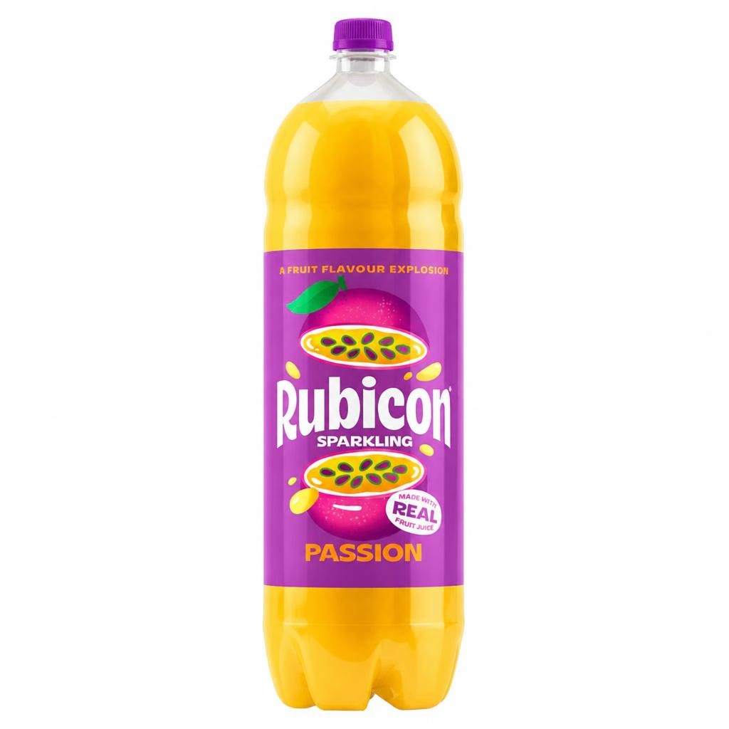 Rubicon Sparkling Passion Fruit Juice Drink 2 Litre